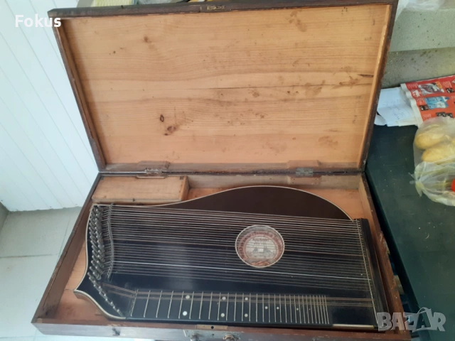 Немски музикален инструмент цитра китара - антика