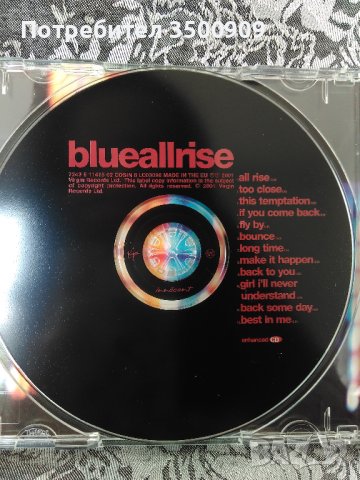 Blue - All rise, снимка 3 - CD дискове - 43672561