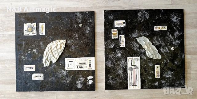 2 броя /диптих/ картини 