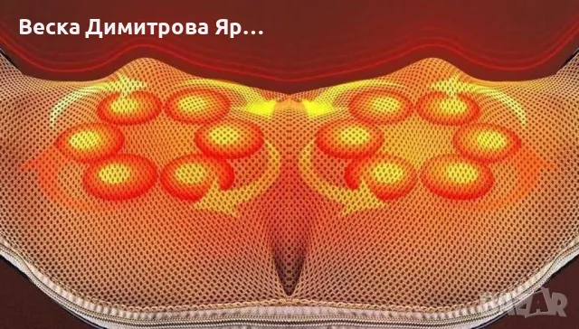 Шиацу 4D масажор за врат, гръб, плешки и рамене с функция затопляне , снимка 4 - Масажори - 49801252