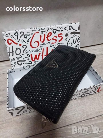 Луксозен черен портфейл  Guess код DS-T56, снимка 3 - Портфейли, портмонета - 40802948