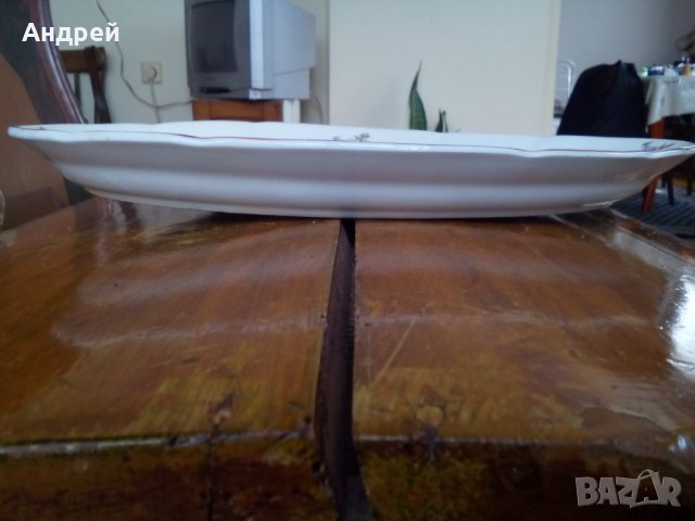 Стара порцеланова чиния,плато #5, снимка 4 - Антикварни и старинни предмети - 28523388