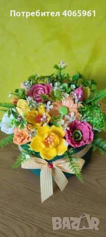 цветя от глицеринов сапун!, снимка 7 - Изкуствени цветя - 49572727