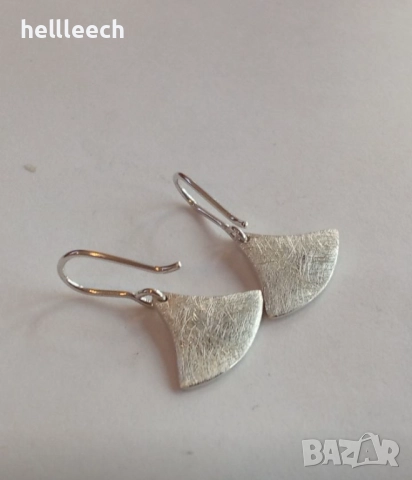 Сребърни обеци, снимка 6 - Обеци - 52827938