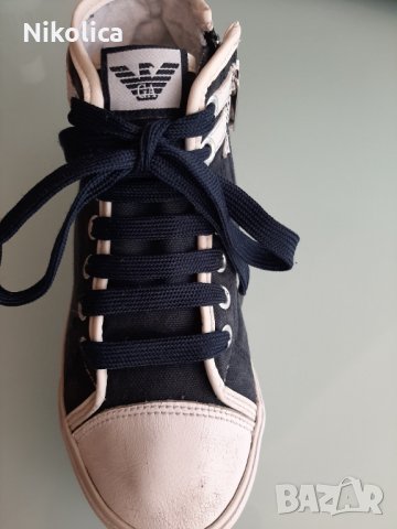 ОРИГИНАЛНИ детски кецове Armani, номер 33, снимка 7 - Детски маратонки - 32969542