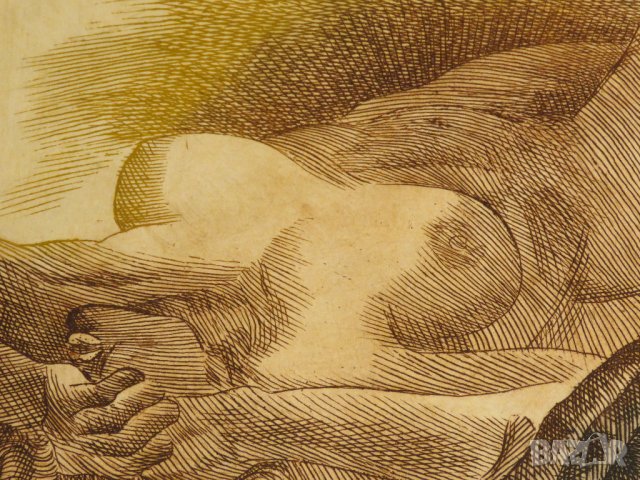 картина, еротика Грях, себеотдаване и молитва Елка Найденова Будинова. 18+  секс , снимка 3 - Антикварни и старинни предмети - 28583130