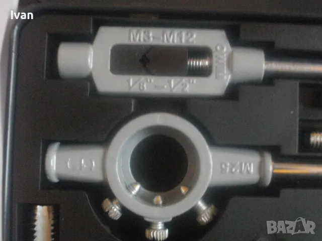 НОВ ПЪЛЕН КОМПЛЕКТ РЕЗБОНАРЕЗНИ МЕТЧИЦИ И ПЛАШКИ М3-М12 В МЕТАЛНА КУТИЯ PARKSIDE ЗА РЕЗБИ, снимка 14 - Други инструменти - 49775266