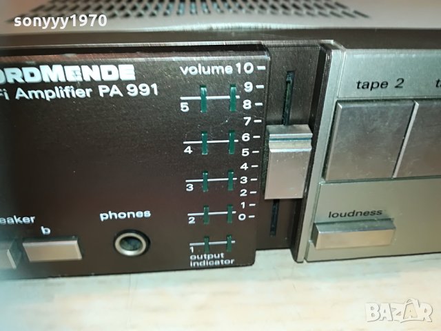 NORDMENDE PA991 HIFI AMPLIFIER GERMANY 0404211836, снимка 8 - Ресийвъри, усилватели, смесителни пултове - 32423182