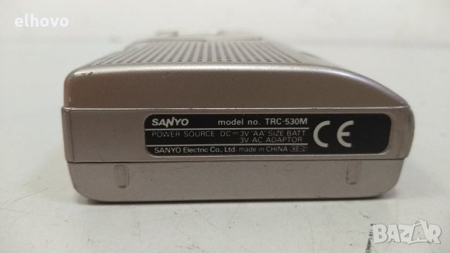 Sanyo microcassette recorder TRC-530M, снимка 6 - Други - 34691726