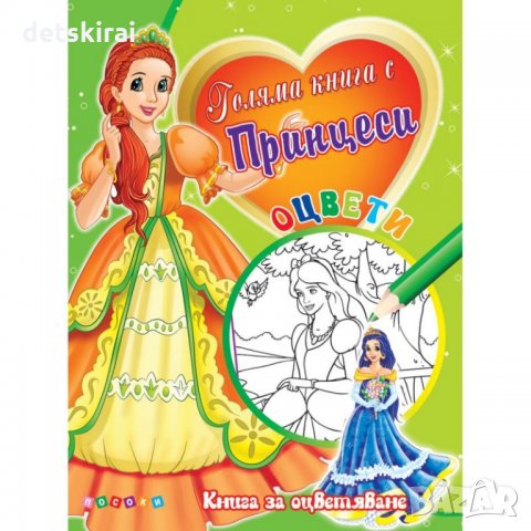Голяма книга с Принцеси - различни модели, снимка 2 - Детски книжки - 33582996