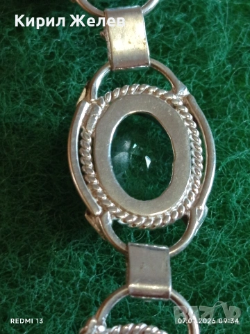 Ръчно изработена сребърна гривна Giannitiko ювелирно Арт бижу 52513, снимка 8 - Гривни - 53015760