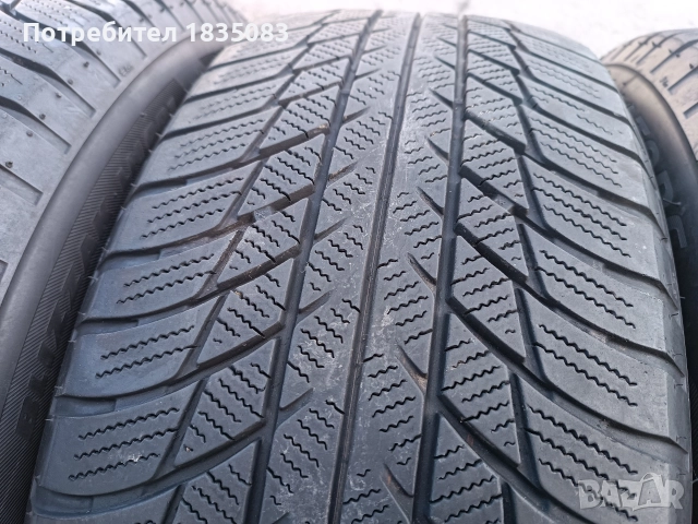 4бр. зимни гуми 225/55/17 Bridgestone, снимка 5 - Гуми и джанти - 52593588