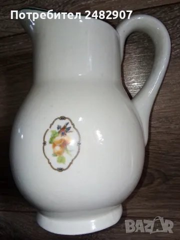 Стара порцеланова кана, снимка 3 - Антикварни и старинни предмети - 49515508