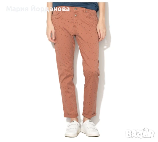 EDC by Esprit - Панталон Чино - Керемидено червен със ситен десен, XS