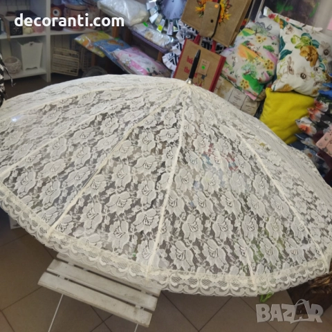 Уникален дантелен чадър , снимка 3 - Други - 51449939