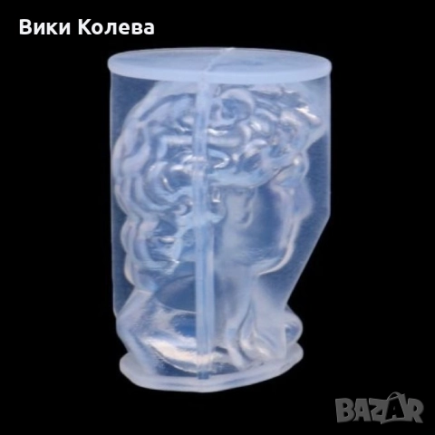 Силиконови молдове „Антични бюстове“ – Давид и Спящо момиче (за свещи и гипс) Описание:, снимка 5 - Форми - 52897757