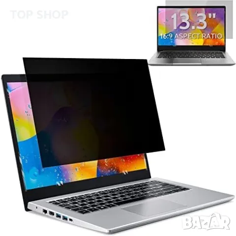 Нов Филтър за поверителност на екран лаптоп 13,3 инча Против отблясъци