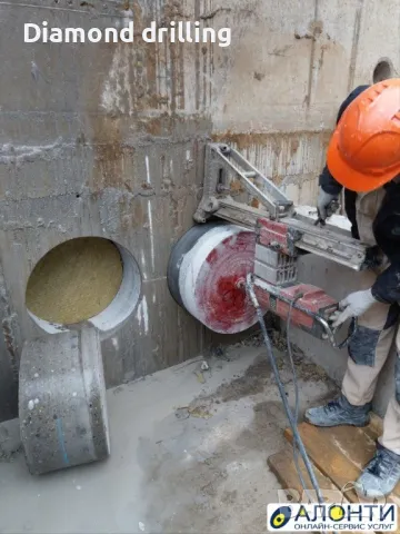 Диамантено пробиване,  Рязане на бетон, Къртене и извозване‼️