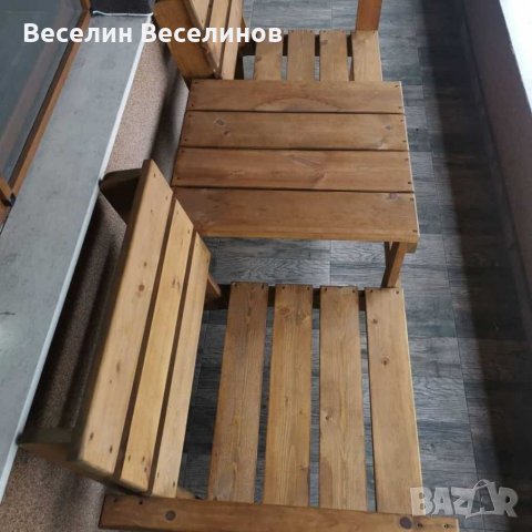 Пейка с масичка, снимка 8 - Градински мебели, декорация  - 26545379