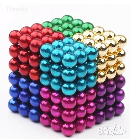 216 бр 5 мм магнитни топчета топки намагнитизиран неодимов силен магнит сфера креативен забавен куб , снимка 9 - Игри и пъзели - 27265637