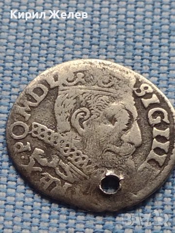Сребърна монета 3 Гроша 1598г. Сигизмунд трети ПОЛША 13793, снимка 2 - Нумизматика и бонистика - 42968306