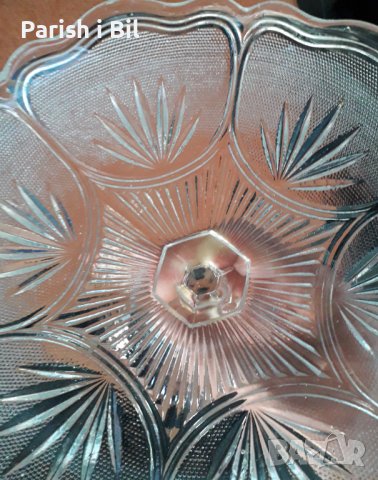 Стъклена Купа 'Фруктиера' за Плодове,поднос, снимка 10 - Антикварни и старинни предмети - 40114803