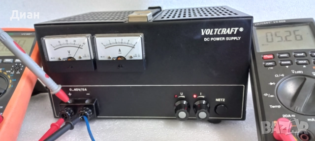 Лабораторно захранване VOLTCRAFT 40V 5A, снимка 4 - Друга електроника - 52416853