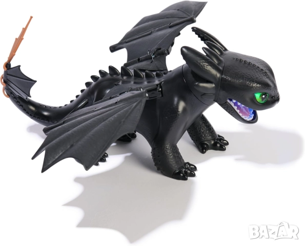 Интерактивна играчка Беззъб-Как да си дресираш дракон/ How to train your dragon-Toothless, снимка 6 - Други - 51679009