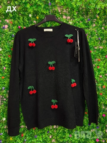 Блузка с 3д черешки