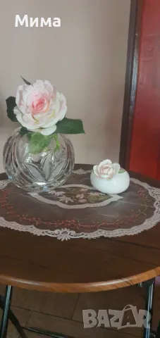 Ваза кристална, снимка 3 - Вази - 47462395