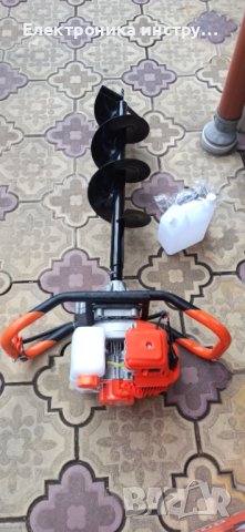 Немски бензинов моторен свредел Adeytos 52 к.с.  с двутактово охлаждане, снимка 10 - Градинска техника - 43194872