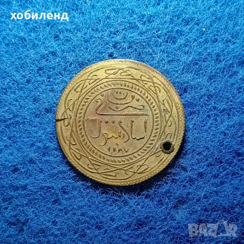 Пендар за накит, позлатен, голям, снимка 1