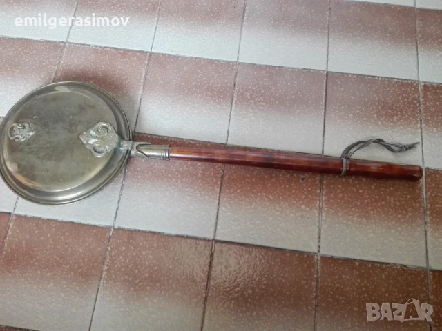 Медна сигнална тръба медна кана и месингов мангал . , снимка 11 - Други стоки за дома - 50822101