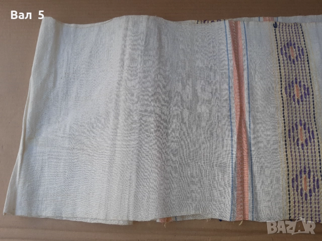 Автентичен тъкан кенарен месал с дантела , обредна кърпа, снимка 6 - Антикварни и старинни предмети - 52248719
