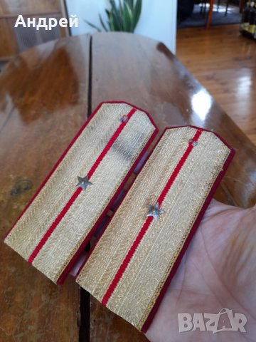 Стари пагони Младши Лейтенант #2, снимка 3 - Други ценни предмети - 40602981