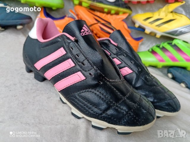 adidas® original , N- 32 - 33, черните футболни обувки бутонки, калеври,GOGOMOTO.BAZAR.BG® + ПОДАРЪ, снимка 9 - Детски маратонки - 39724265