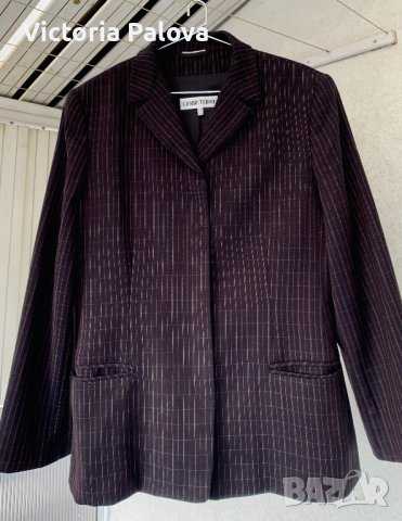 LUXURY бранд CERRUTI1881 vintage дамско сако , снимка 2 - Сака - 43829697