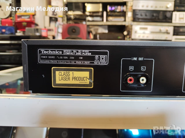 CD Player Technics SL-P100 В отлично техническо и визуално състояние., снимка 10 - Декове - 51113611
