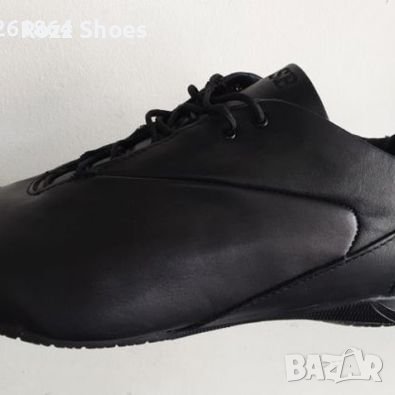 100 % Естествена кожа мъжки спортни черни обувки , снимка 5 - Спортно елегантни обувки - 43862056