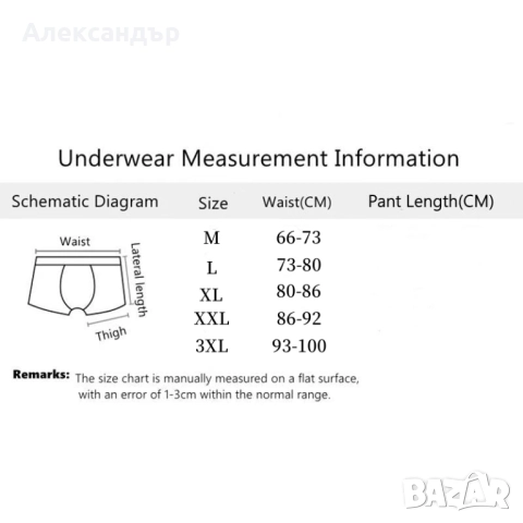 Боксерки в националните цветове на България (бяло-зелено-червено), Размер L/XL, снимка 2 - Спортни дрехи, екипи - 52415663