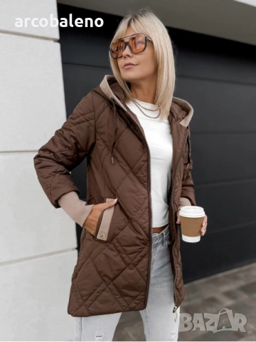 Дамско удобно яке с качулка Polaris, 4цвята , снимка 7 - Якета - 51790319