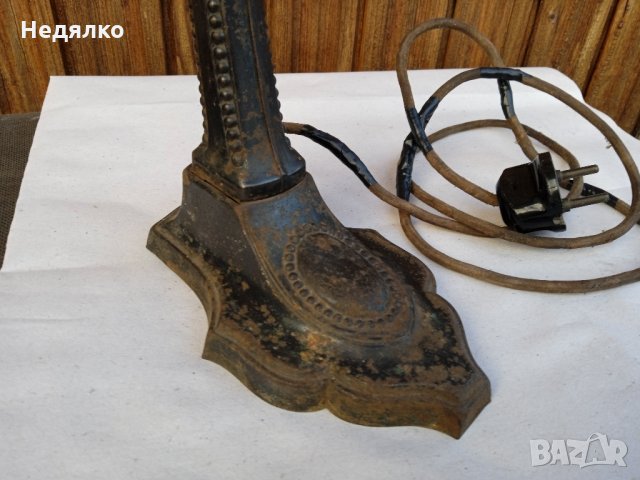 Стара австрийска настолна лампа,1900г,работеща, снимка 4 - Антикварни и старинни предмети - 35204139