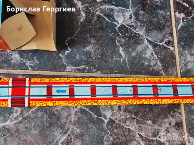Стара ламаринена играчка влакче, снимка 6 - Колекции - 50850194