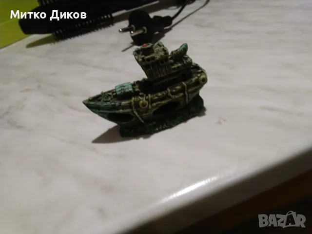 Кораб за аквариум 75х50х26мм нов, снимка 2 - Аквариуми - 49350331