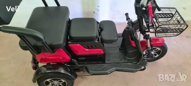 Електрическа триколка триместна C-1 750W/48V/20ah, снимка 3 - Мотоциклети и мототехника - 43042861