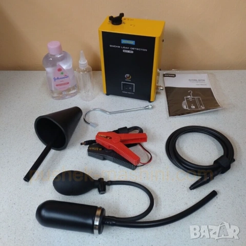 Детектор за откриване на течове с дим | Пушек машина за диагностика, снимка 10 - Други инструменти - 47777378