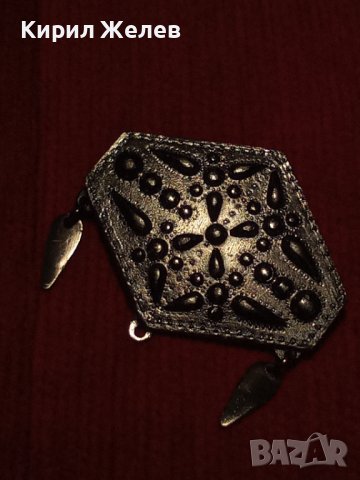 ЕТНО-АРТ СРЕБРИСТА ОРНАМЕНТИРАНА БРОШКА 5163, снимка 10 - Други - 31230600