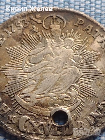 Сребърна монета 17 кройцера Мария Терезия Кремниц Унгария 14939, снимка 7 - Нумизматика и бонистика - 42983735