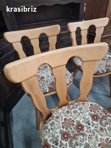 Масивни Трапезни Столове-10 броя-внос от Германия!ОБЯВЕНАТА ЦЕНА Е ЗА БРОЙ!, снимка 6 - Столове - 53563796