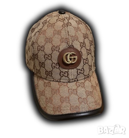 Шапка с козирка Gucci лукс модел, снимка 2 - Шапки - 44124901